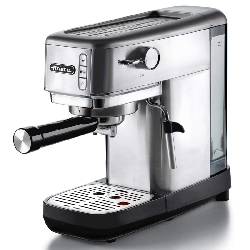 ARIETE METAL (1380/10) - MACCHINA PER CAFFE'''' ESPRESSO - POLVERE E CIALDE -  CAPPUCCINATORE - PRESSIONE 15 BAR - 1300W 